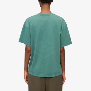 Camiseta Extra Grande Ecológica de Verano para Mujer con Logotipo Personalizado de Fábrica - Alta Calidad 100% Algodón Corte Holgado - Product Image 4