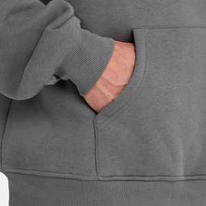 New Arrival Men's Baggy Hoodies Drop Shoulder Custom Logo Printing Embroidery Cotton <b>Fleece</b> Casual Long Sleeve Hoodies - Product Image 5