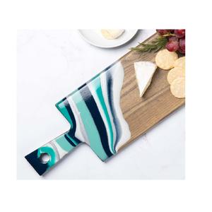 Nouveau design de planche à découper en bois/résine avec logo personnalisé planche à découper bloc à découper rectangulaire de 14x10 pouces passe au lave-vaisselle pour les restaurants - Product Image 1