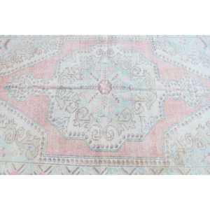 พรมวินเทจ ขนาด 4.3x6.8 ฟุต พรมสีชมพูไล่เฉด - Product Image 4