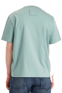 เสื้อยืดคอกลมผ้าฝ้ายแขนสั้นสำหรับผู้ชาย เสื้อยืดเนื้อหนา รับสกรีนโลโก้ - Product Image 4