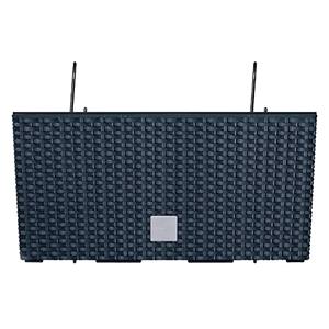 Fioriera da balcone RATO CASE W, dimensioni (mm) 395x185x195, colore Antracite - Product Image 1