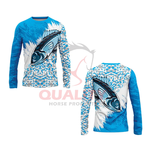 Chemise de pêche moderne tissu extensible sans couture respirant pour les sports de plein air usage quotidien avec protection et silhouette propre - Product Image 5