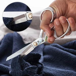 Tijeras DE COSER profesionales de acero inoxidable Premium de 8 pulgadas para herramientas de modista de telas y ropa - Product Image 4