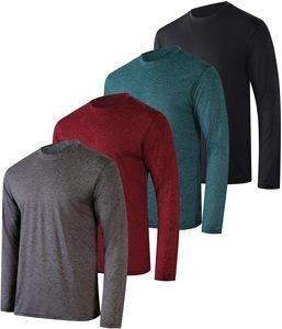 Wholesale Men's Long Sleeve Running <b>Tshirt</b> Quick Dry 100% Nylon High Quality Regular Fit Blank Patterned Hip Hop Knitted <b>Tshirt</b> - Product Image 3
