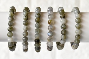 Superb Classic Fashionable Labradorite Natural Healing 8mm Round <b>Beaded</b> <b>Bracelet</b> for Meditation Lovers Jewelry At Wholesale - Product Image 4