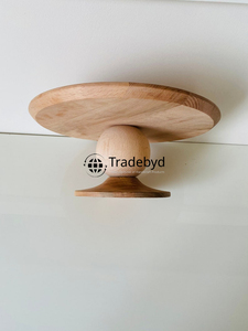 Soporte de pastel de madera maciza de primera calidad para pastelería con estilo, presentación de postres y Decoración de mesa Tradebyd - Product Image 4