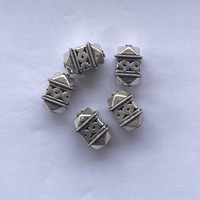 16mm 18mm 20mm 22mm 925 argent Sterling connecteur forme carrée perles à la main perles de créateur grande entretoise perle fabrication de bijoux lampe