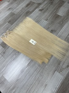 Haute qualité cambodgienne naturelle droite brésilienne brute pour suisse HD dentelle fermeture 55% + rapport cuticule aligné Extensions de cheveux humains - Product Image 2