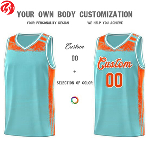 ชุดบาสเก็ตบอลกางเกงขาสั้นบาสเก็ตบอลสำหรับผู้ใหญ่พิมพ์ลายไซส์ใหญ่ - Product Image 2