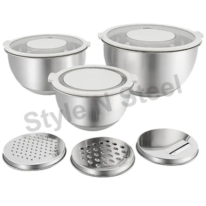 Greater Bowl Set <b>Colander</b> Greater Pcs Greater Cover at Wholesale Price Greater Bowl With Luxury Design - Product Image 2