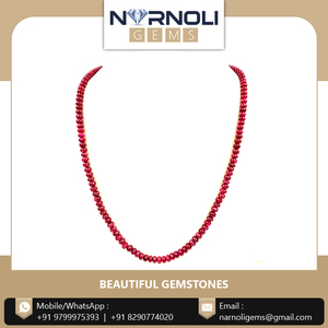 Chaîne de perles de grenat naturel facetté en forme de goutte d'eau, rouge profond, pour suspension de lustre de luxe et montage de bijoux - Product Image 4
