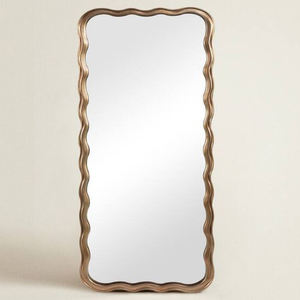 Full Body Rectangle Shape Fancy Full Length Floor Stand <b>Mirror</b> Good Quality Fancy Wholesale Luxury <b>Black</b> - Product Image 6