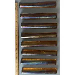 Azulejos contra salpicaduras de vidrio ámbar de 8 piezas, azulejos de suelo de pared Interior antideslizantes para sala de estar, baño, disponible, mate brillante - Product Image 1