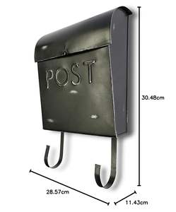 Boîte aux lettres moderne verrouillable fabriquée en Inde avec un design durable et antirouille pour les maisons individuelles et les complexes sécurisés Entrée sécurisée - Product Image 3