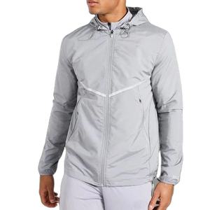 Chaqueta Cortavientos para Hombre Estilo Urbano, 100% Poliéster Nylon, Resistente al Viento, Cierre de Cremallera, Color Sólido, Precio de Fábrica, Tallas Grandes, Deportiva - Product Image 1