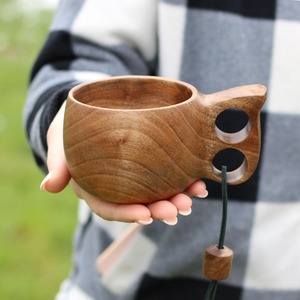 Natural Finish Kuksa Wooden Mug For Gift <b>Sets</b> Beautiful Wooden Kuksa <b>Cup</b> For Traditional Living low price by CRAFT ZONE EXPORT - Product Image 3
