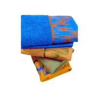 Juego de Toallas de Baño Turcas de Lujo 100% Algodón Jacquard, Antimicrobianas, Ecológicas, de Secado Rápido, 70cm*140cm 50cm*90cm, Toallas de Hotel
