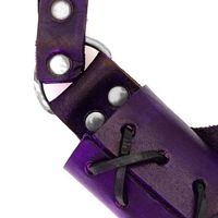 Haute qualité droitier renaissance cuir épée grenouille réglable 100% fait à la main en cuir véritable médiéval épée grenouille/support