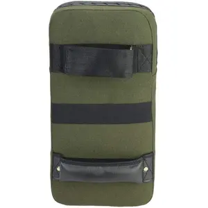 สนับแขนแบบโค้งทำจากหนังและแผ่นฝึกสังเคราะห์สำหรับมวยไทย - Product Image 1