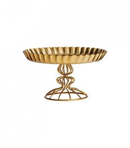 Présentoir à gâteaux en métal au design antique avec une grande durabilité, parfait pour les gâteaux lourds et les services de restauration professionnels. - Product Image 3