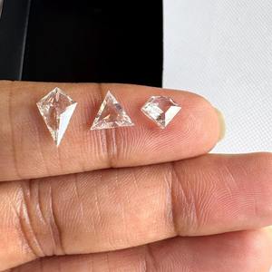 Diamants de laboratoire de forme triangulaire fantaisie, certifiés IGI, clarté VVS, pour bijoux personnalisés - Product Image 2