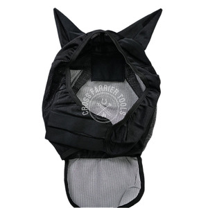 Masque de mouche d'été intelligent anti-moustique doux et confortable de haute qualité-Cheval en maille transparente léger avec oreilles - Product Image 1