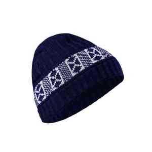 Bonnet d'hiver unisexe en coton à motif camouflage bleu marine, décontracté, respirant, imperméable, pour le ski, avec revers, pour adulte - Product Image 2