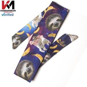 For Headband Beach Babe Style Adjustable Lightweight Polyester Cotton Sweat Absorbing Breathable Customizable Size Color - Product Image 5