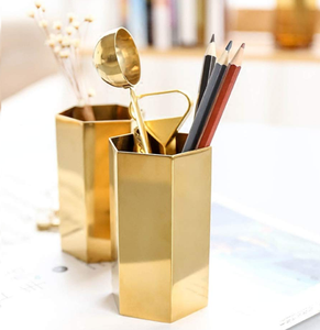 ที่เก็บปากกาดีไซน์พิเศษที่เก็บปากกาสีเงินพร้อมแท่นวางดินสออเนกประสงค์ - Product Image 4