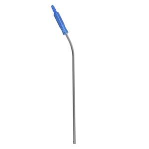 ENT Zoellner Tubo de succión Grado médico Mango recubierto de azul Limpieza manual Stilett Debakey Tubo de succión cardíaca Certificado MOL - Product Image 1