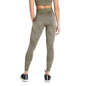 Leggings de sport sans couture pour femmes, pantalon extensible, nylon, élasthanne, polyester, pantalon de yoga pour femmes - Product Image 2