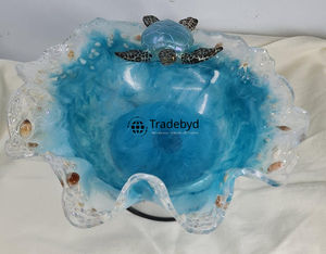 Diseño de tazón de resina hecho a mano de lujo para la cocina del hogar con estilo interior moderno o propósito de decoración de regalo por Tradebyd - Product Image 1