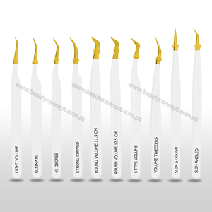 OEM Wholesale Anti-Magnetic Eyelash Applicator Private Label Volume Lash Grip Tweezers Stainless Steel Tool - Product Image 6