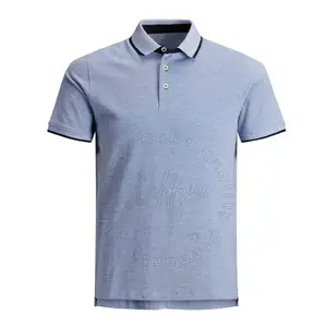 Hoge Kwaliteit Custom Ademende Anti-Pilling Polo T-Shirt 100% Katoen Golf Polo Shirts Mannen Polo Shirt