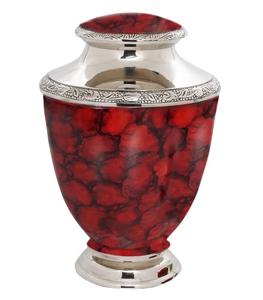 TROFEO DE CREMACIÓN AMERICANA URNA CON FUEGO AZUL ACABADO EN PLATA URNAS FUNERARIAS DE METAL URNAS DE CENIZAS DECORATIVAS DE INTERIOR - Product Image 5