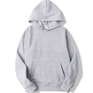 Sweats à capuche classiques pour hommes conçus pour un usage quotidien Basics Structure propre en coton mélangé et doublure en polaire douce pour une utilisation en extérieur d'automne - Product Image 1