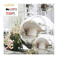 Boule de miroir gonflable colorée réutilisable grandes boules brillantes grand ballon de décoration d'événement ballon à bulles Disco en PVC pour la fête