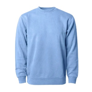 Venta al por mayor de sudaderas de cuello redondo Unisex personalizado nueva moda de los hombres de lana XS teñido liso todos los colores personalizados necesarios invierno - Product Image 4