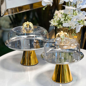 Premium Stainless Steel Cake Stand Non-Slip Base Elegant Dessert Display Direct Factory Sale for <b>Resin</b> Epoxy <b>Mold</b> Cake Tools - Product Image 1