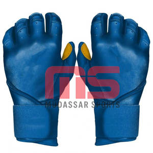 Gants de frappe de baseball durables à manchette longue Vente en gros Équipement d'entraînement sportif respirant et antidérapant de haute qualité - Product Image 3