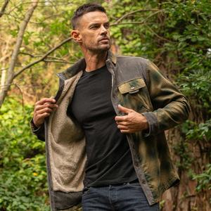 Veste en flanelle à capuche pour homme, best-seller, motif à carreaux, respirante, coupe-vent, personnalisable, matériau en toile de haute qualité, hiver - Product Image 5