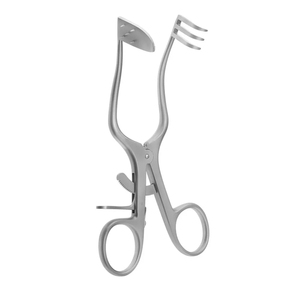 Retractor de autorretención Perkins derecho, 3 puntas romas, instrumento quirúrgico de acero inoxidable, Retractor de autorretención Perkins - Product Image 2