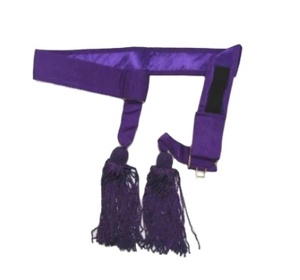 Ceremonial Waist Sash Belt <b>Braid</b> Style Formal Dress Waist Band Premium Quality Elegant Design for Events - Product Image 1