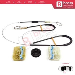 Juego de Reparación de Elevalunas BWR5560, Puerta Delantera Izquierda para Octavia MK3 III 5E 2012-2021 4/5 Puertas 5E0837461 - Product Image 3