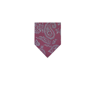 Cravatta sottile da uomo Bar III Glenn Pine Paisley Woven, colore rosso, taglia regolare - Product Image 3
