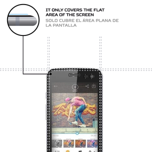ฟิล์มกันรอยหน้าจอ ANTISHOCK สำหรับ Yezz 400E ฟิล์มกันรอยหน้าจอโทรศัพท์มือถือระดับพรีเมียม - Product Image 3