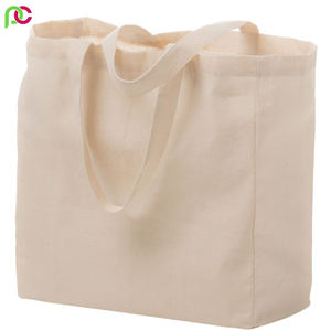 Sac fourre-tout d'épicerie en coton réutilisable écologique Logo de l'entreprise personnalisé imprimé Prix raisonnable du fabricant - Product Image 6