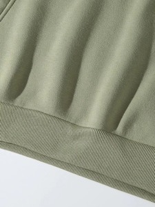 Sudadera con capucha informal de moda para hombre, tejido de mezcla de algodón personalizado, estilo Hip Hop, ropa de invierno, sudaderas con capucha de técnicas teñidas lisas a la venta - Product Image 6