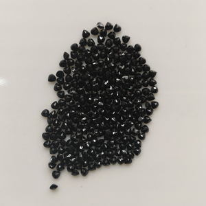 Natural <b>Black</b> Spinel 3MM <b>Heart</b> Cut Best Quality Loose Gemstone For Jewelry Making - Product Image 5